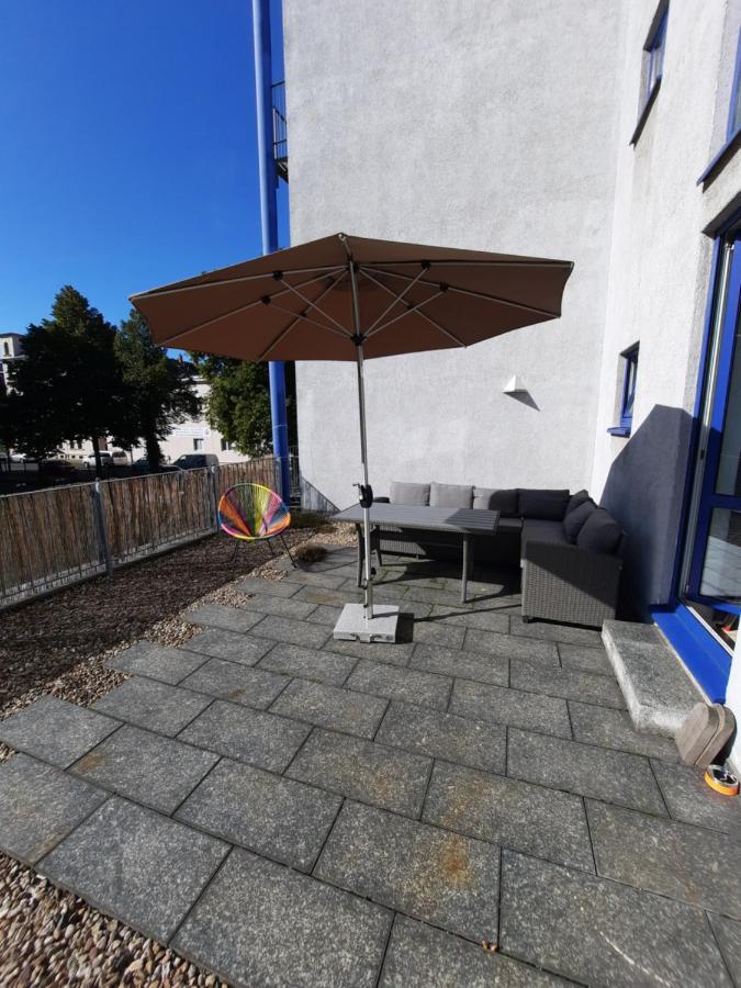 Fewo Mit "Dachterrasse" Im Blauen Palais ไลป์ซิก ภายนอก รูปภาพ